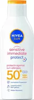 Nivea Apsauginis losjonas jautriai odai SPF 50+ „Sun Sensitive Protect“ 200 ml