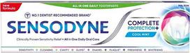 Dantų šepetėlis Sensodyne Complete Protection+ Cool Mint Dantų pasta 75 ml