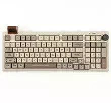 Mechaninis Klaviatūra Epomaker RT100 Retro ANSI Wisteria Linear Switch balta/baltas