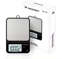 Virtuvinės svarstyklės Wozinsky WAK-2252 kitchen scale accurate with large LCD display iki 5kg - juodas