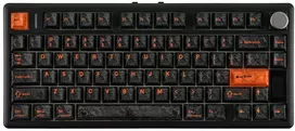 Klaviatūra mechaninė Epomaker TH80 V2 Jade Switch juoda-pilka-kreminė/juodas-pilkas-creamy