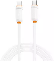 XO kabelis NB-Q298 PD USB-C – USB-C 1,0m 240W baltas
