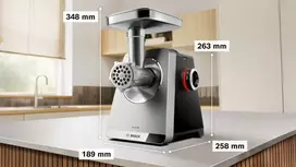 Bosch MFWS860M Serija 8, Mėsmalė, MultiPower, 2500 W, Nerūdijančio plieno