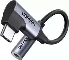 Adapteris USB C kampinis kištukas - 3.5mm stereo lizdas CM991 UGREEN