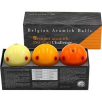 Biliardo kamuoliukų rinkinys Super Aramith Challenge Carom 61,5 mm
