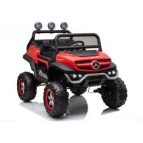 Elektromobilis MERCEDES UNIMOG S 12V7Ah raudonas