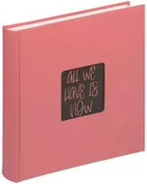 Albumas WALTHER ME-110-LC Fun living coral 10x15 200, balti lapai | kišeninis | knyginio rišimo | viršelyje keičiama nuotrauka