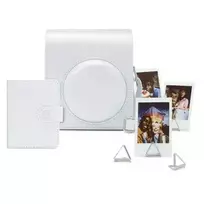 instax mini 13 priedų rinkinys (DĖKLAS, ALBUMAS, RĖMELIAI SU SEGTUKAIS); CLAY WHITE