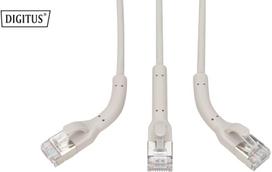 Digitus Kabel krosowy kątowy, Cat.6a, F/FTP, miedziany, szary, 0.3 m, 10 szt. (DK-1632-A-003B-10) | DK-1632-A-003B-10 | 4016032504207