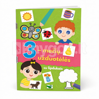 3-mečių užduotėlės su lipdukais