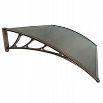 Stogelis virš durų Metal-gum, 100x60 cm, rudas
