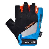 Dviračių pirštinės Meteor Gel GX36 XXL mėlynos/oranžinės, XXL