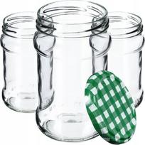 KADAX Seno konservavimo stiklainiai 315ml 10vnt 66mm + "Green grid" dangtelis