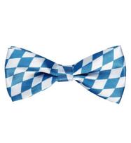 Bavariška peteliškė mėlyna su rombais Oktoberfest