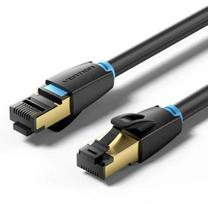 PATCH CABLE CAT.8 SFTP/0.5M BLACK IKABD VENTION