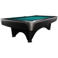 Biliardo stalas Dynamic IV Pool, 9 ft, matinis juodas, Simonis 760 mėlynai žalias