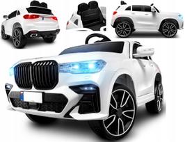 Vaikiškas elektromobilis X8 SPORT, 4x4 pavara, odinė sėdynė, LED žibintai, nuotolinio valdymo pultas, 12V 7Ah