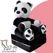 Vaikiškas pliušinis fotelis panda Nr.4