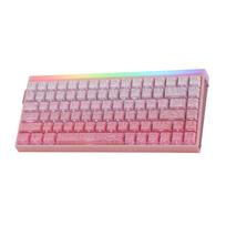 HERO84 HE PINK+Gradient+Contour Dragon King RGB AULA gasket keyboard