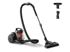 Philips | Vacuum cleaner | XB1142/10 1000 series | Bagless | Power 800 W | Dust capacity 1.3 L | Rich black/Coral moody