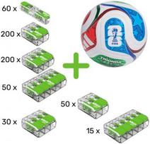 WAGO 221 PROFI-SET Terminal Block Kit + Adidas FIFA World Cup 26™ Ball 887-1205 | 4066966903942