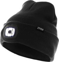 Kepurė ZFISH Light Beanie Juoda su LED lempute