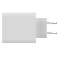 Sieninis įkroviklis MOPHIE Dual USB-C 67W GaN Baltas