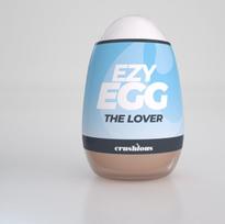 Masturbatorius kiaušinis Crushious Ezy Egg The Lover mėlynas