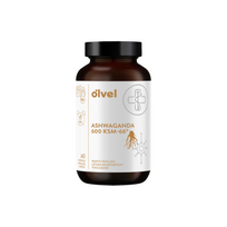 OLVEL,  ASHWAGANDA 600 KSM-66®, 60 kapsulių