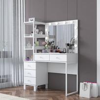 Kosmetinis staliukas BJ128 - 3438, baltas