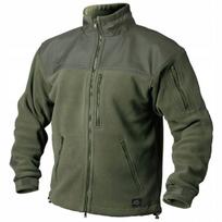Vyriškas flisinis užsegamas džemperis Helikon-Tex Classic Army, Olive Green
