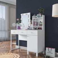 Kosmetinis staliukas BJ139 - 3836, baltas