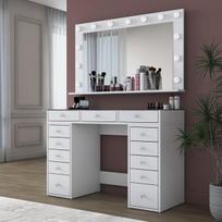 Kosmetinis staliukas BJ195 - 5169, baltas
