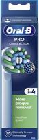 Elektrinio dantų šepetėlio antgalis Oral-B EB50RX-4 Cross Action Pro White