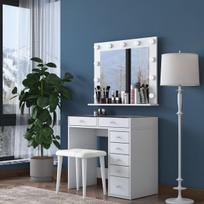 Kosmetinis staliukas BJ160 - 3999, baltas