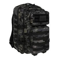 MIL-TEC US ASSAULT taktinė kuprinė 36L talpos Dark marginimo