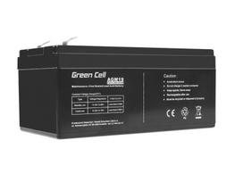 Green Cell AGM VRLA 12v 3.3AH be priežiūros, be aliarmo sistemos, kasos, kasos, žaislai