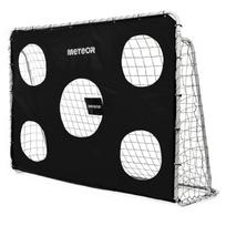 Meteor plieniniai futbolo vartai 240x170x80 su kilimėliu nešiojami
