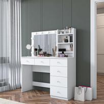 Kosmetinis staliukas BJ127 - 3431, baltas