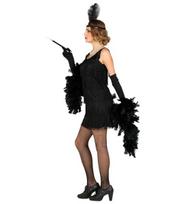 „ROARING 20s FLAPPER“ (suknelė, galvos juosta su plunksna)