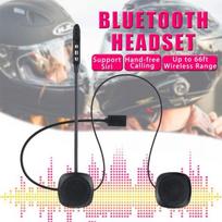 Belaidis Motociklo Šalmo Ausinės Apsaugotos Nuo Triukšmo bluetooth Atsparios Vandeniui Laisvų Rankų įrangos bluetooth Domofonas motociklui 3.7V USB red