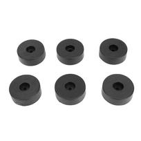 24PCS Speaker Isolation Feets Rubber Shock Proof Speaker Floor Protector Mat with Screws for Turntables Amplifiers