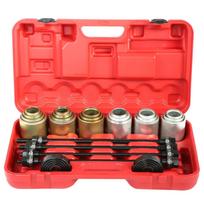 26Pcs Car Universal Bush Bearing Removal Insertion Tools Set Press Pull Sleeve Kit juoda