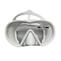 Snorkel Diving Mask Swimming Goggles Silicone Skirt Scuba Mask With Colorful Lens Tempered Glass Wide View For Adult Youth balta
