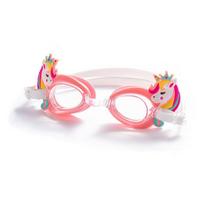 Cartoon Colorful Pony Children's Diving Glasses Children Swimming Goggles Waterproof Anti Fog Adjustable Glasses balta