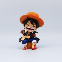 One Piece Q Version Figure Cute Nika Luffy Zoro Sanji Yamato Model Statue Anime Collectible