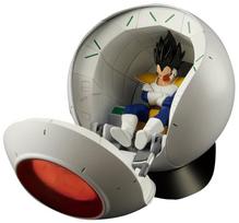 Mechanika Dragon Ball Saiyan Kosminis laivas Kapsulė Plastikinis Modelis Figure-rise Iš anksto nudažytas oranžinė