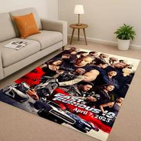 Naujas Greiti ir Įsiutę Vin Diesel Lenktyninis Automobilis Svetainės Neslystantis Kilimas Miegamojo Žaidimų Kambario Sofos, Lengvai Valomas Namų Durų Kilimėlis 40x60cm( 15x23in )
