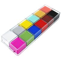 12-Color Face & Body Paint Cream for Kids - 96g Box