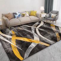 Nordic Abstract Rugs Large Area Carpet Non Slip Washable for Living Room Bedroom Lounge Coffee Table Mat 60x90cm